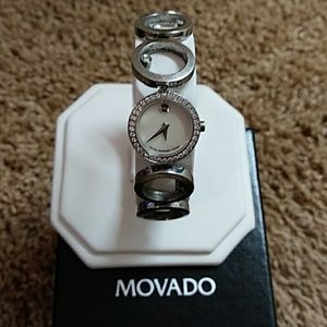 MOVADO WATCH WITH DIAMONDS